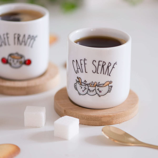 La Chaise Longue COFFRET DE 4 TASSES A CAFE