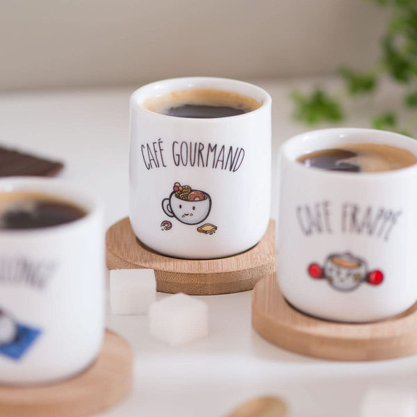 La Chaise Longue COFFRET DE 4 TASSES A CAFE