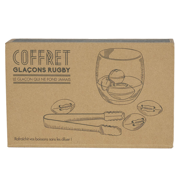 La Chaise Longue COFFRET GLACONS RUGBY