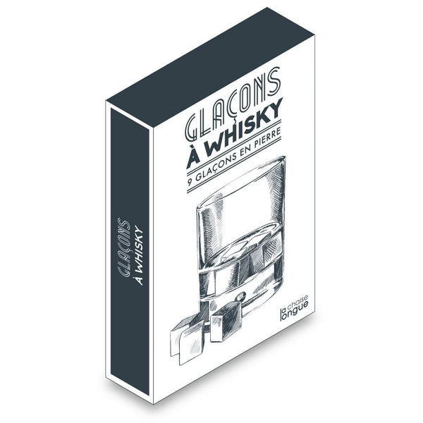 La Chaise Longue GLACONS A WHISKY EN PIERRE 9 PCS