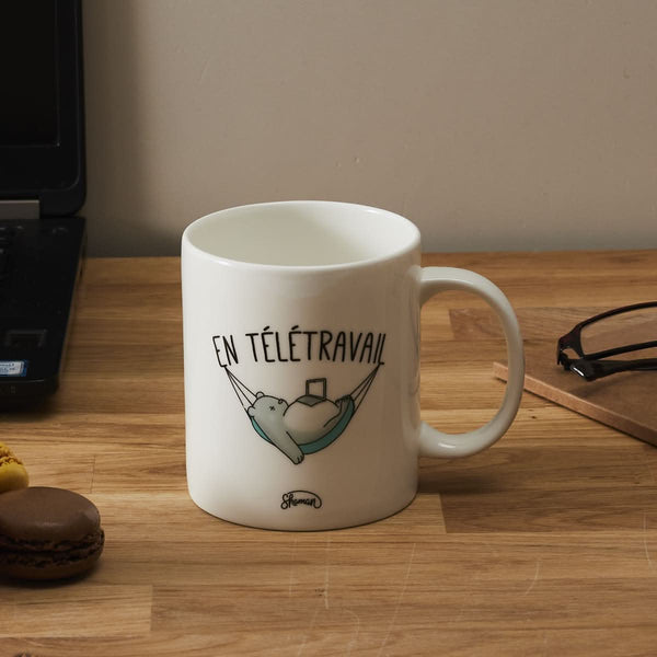 la chaise longue MUG EN TELETRAVAIL