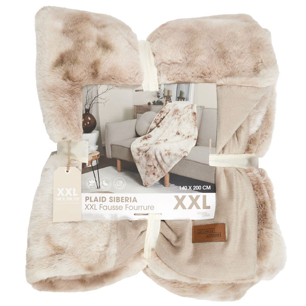 La Chaise Longue PLAID FAUSSE FOURRURE SIBERIA