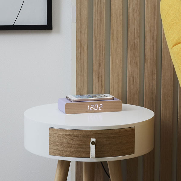 La Chaise Longue REVEIL CHARGEUR BOIS VIOLET