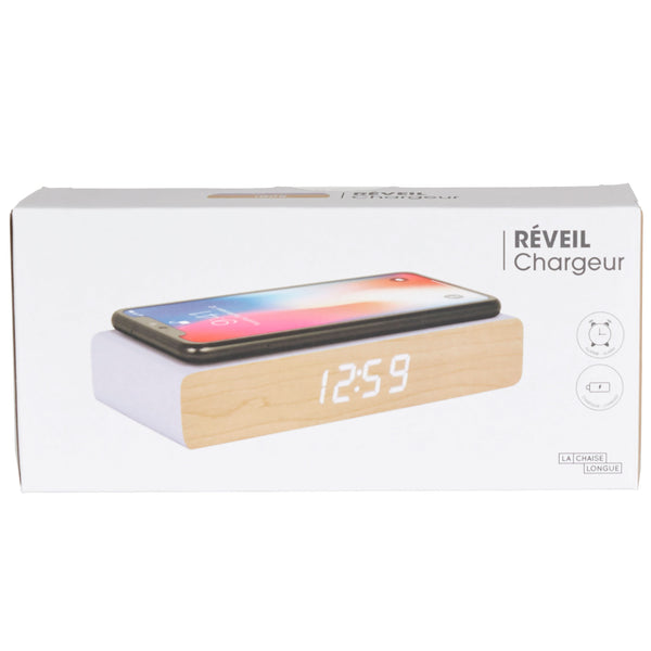 La Chaise Longue REVEIL CHARGEUR BOIS VIOLET