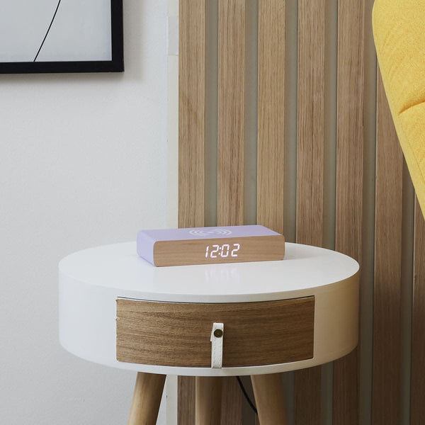 la chaise longue REVEIL CHARGEUR BOIS VIOLET