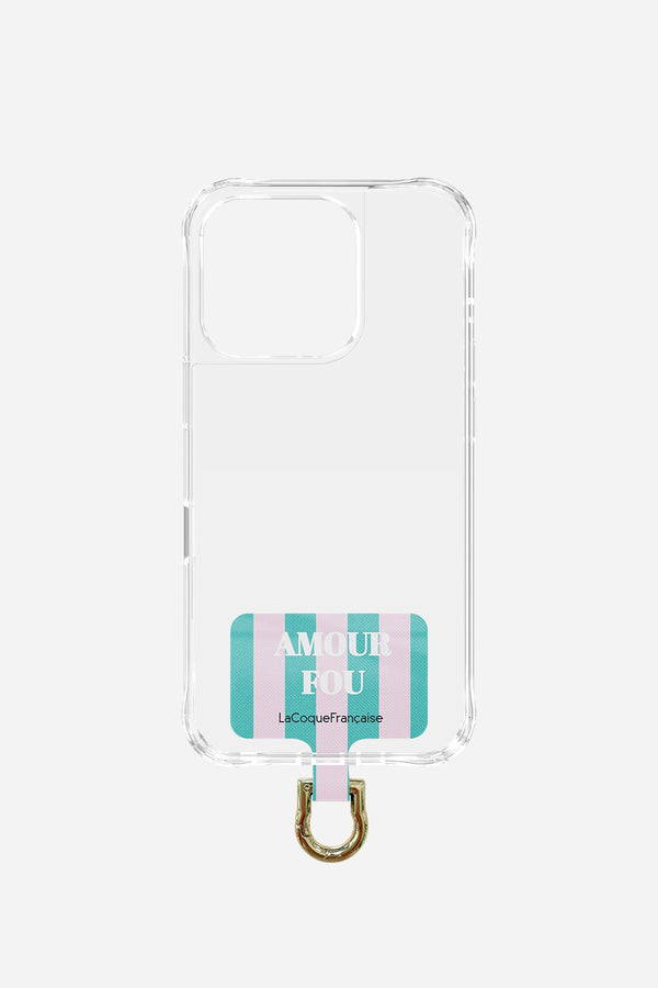 La Coque Française Adaptateur Personnalise Amour Fou Rose