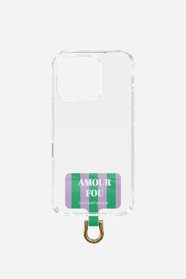 La Coque Française Adaptateur Personnalise Amour Fou Violet