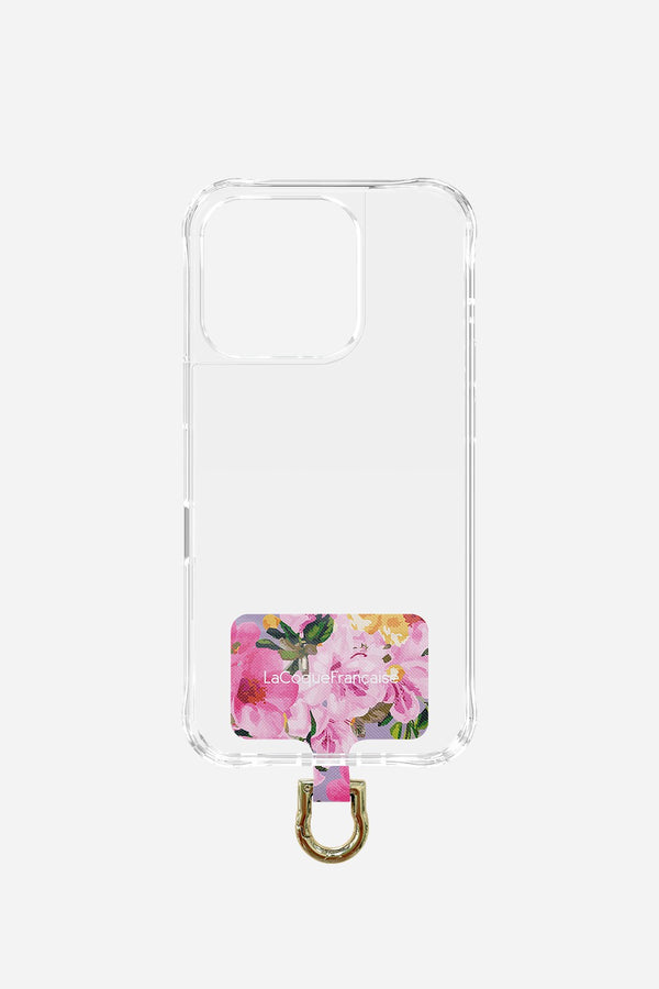 La Coque Française Adaptateur Personnalise Fleuri Rose