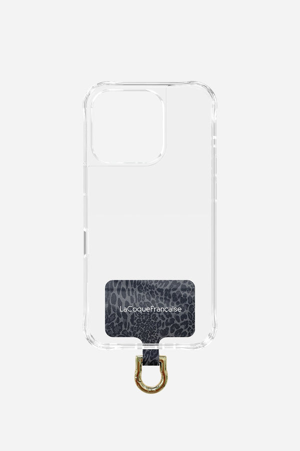 La Coque Française Adaptateur Personnalise Leopard Gris
