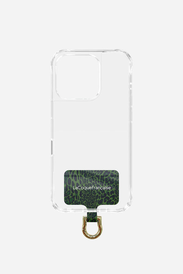 La Coque Française Adaptateur Personnalise Leopard Vert