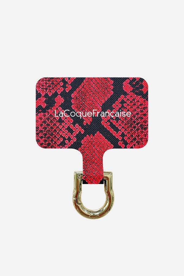 la coque française Adaptateur Personnalise Python Rouge