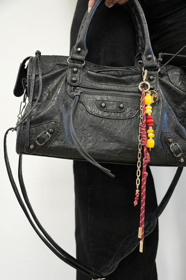 La Coque Française Bijou De Sac Bobby Bordeaux 36 Cm