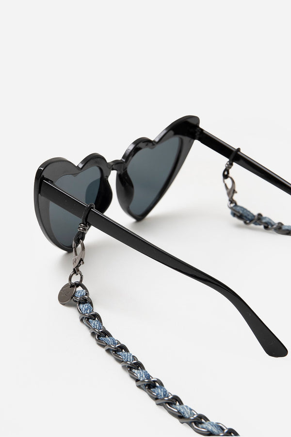La Coque Française Bijoux Chaine De Lunette Cali Bleu 72 Cm