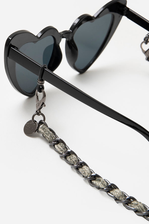 La Coque Française Bijoux Chaine De Lunette Cali Kaki 72 Cm