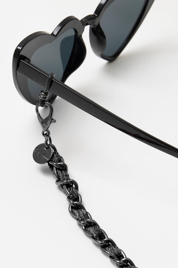 La Coque Française Bijoux Chaine De Lunette Cali Noir 72 Cm