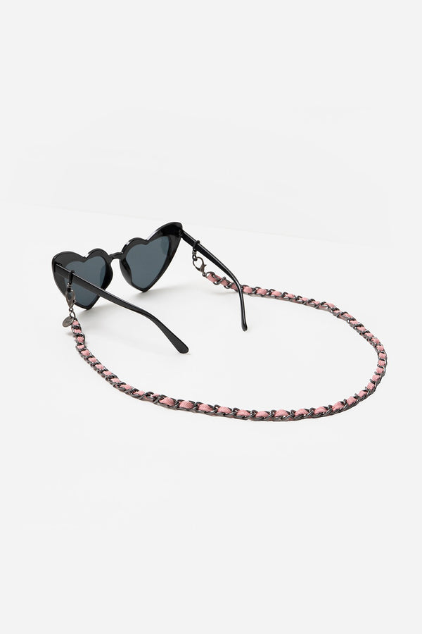 la coque française Bijoux Chaine De Lunette Cali Rose 72 cm