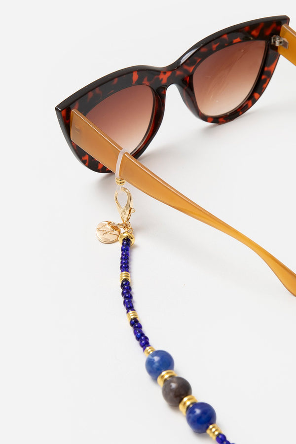 La Coque Française Bijoux Chaine De Lunette Iris Bleu 72 Cm