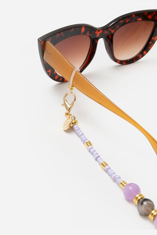 La Coque Française Bijoux Chaine De Lunette Iris Parme 72 Cm