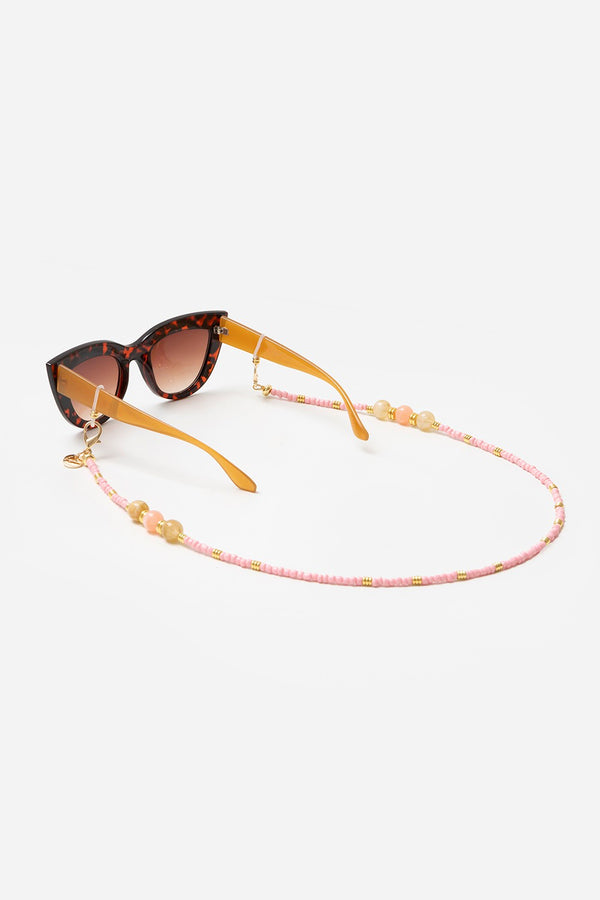 la coque française Bijoux Chaine De Lunette Iris Rose 72 cm