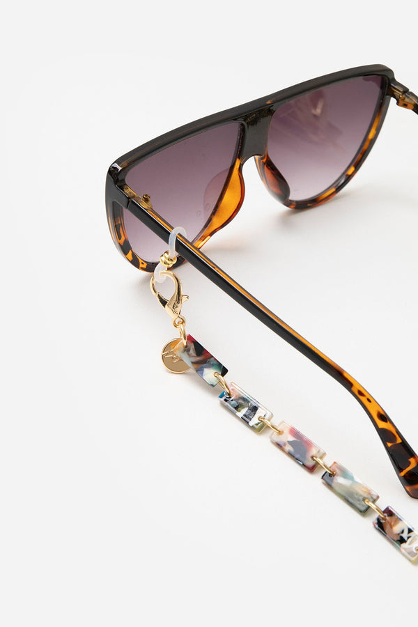 La Coque Française Bijoux Chaine De Lunette Nahara Multicolore 72 Cm