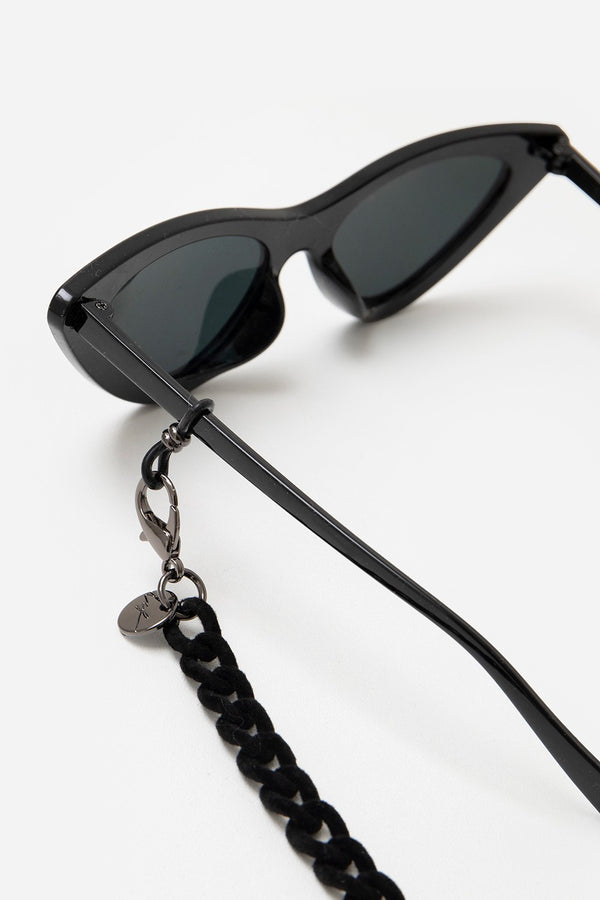 La Coque Française Bijoux Chaine De Lunette Sona Noir 72 Cm