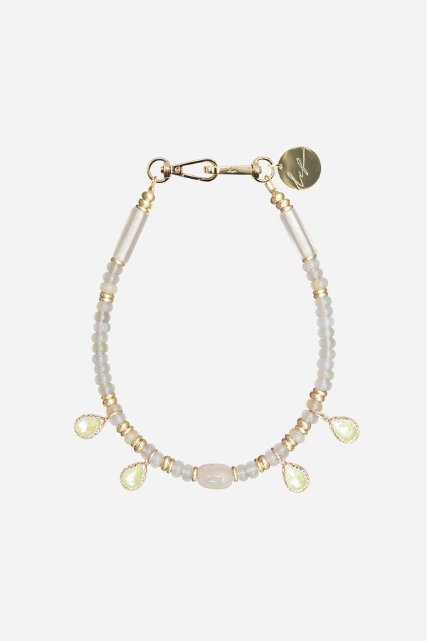 la coque française Bijoux Collier Solange Beige 40 cm