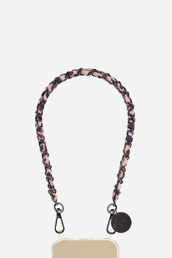 La Coque Française Chaine Courte Cali Leopard 40 Cm