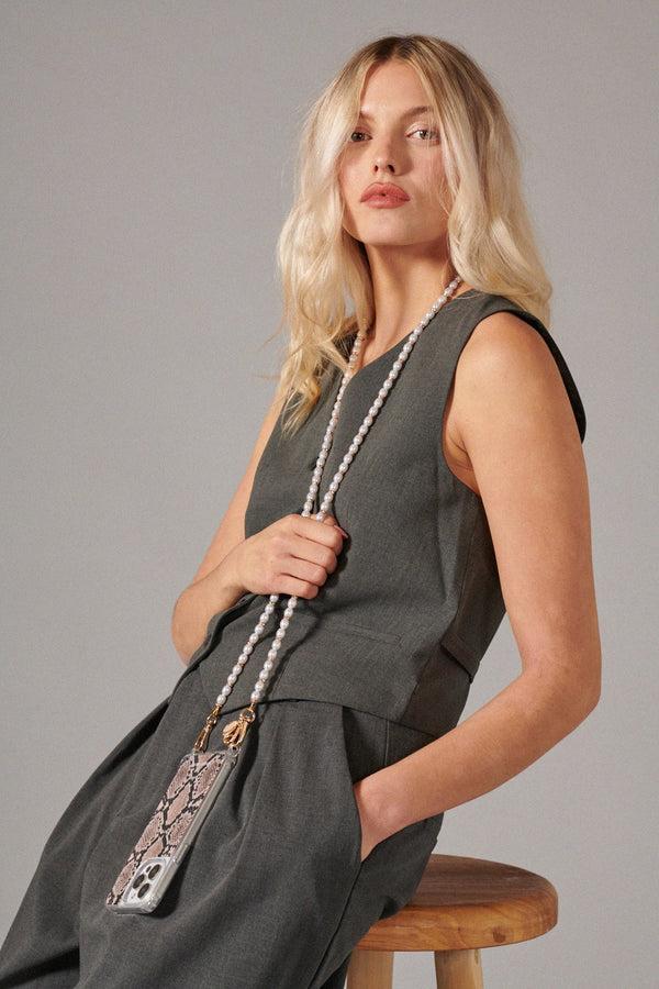 La Coque Française Chaine Longue Mareva Blanc 120 Cm