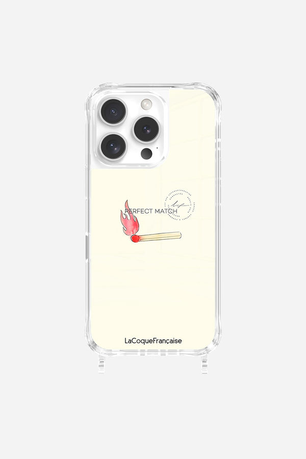 La Coque Française Coque Anneaux Imprimee Allumettes IPhone 16 Pro