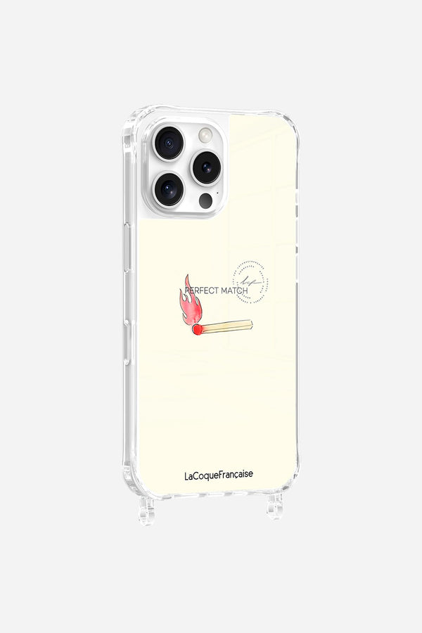 La Coque Française Coque Anneaux Imprimee Allumettes IPhone 16 Pro