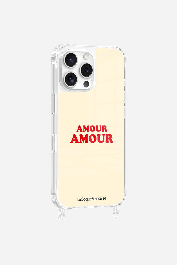 La Coque Française Coque Anneaux Imprimee Amour Amour IPhone 16 Pro
