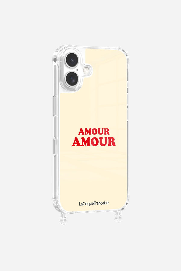 La Coque Française Coque Anneaux Imprimee Amour Amour IPhone 16 Pro