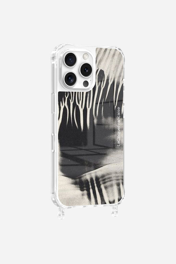 La Coque Française Coque Anneaux Imprimee Black Abstract IPhone 16 Pro