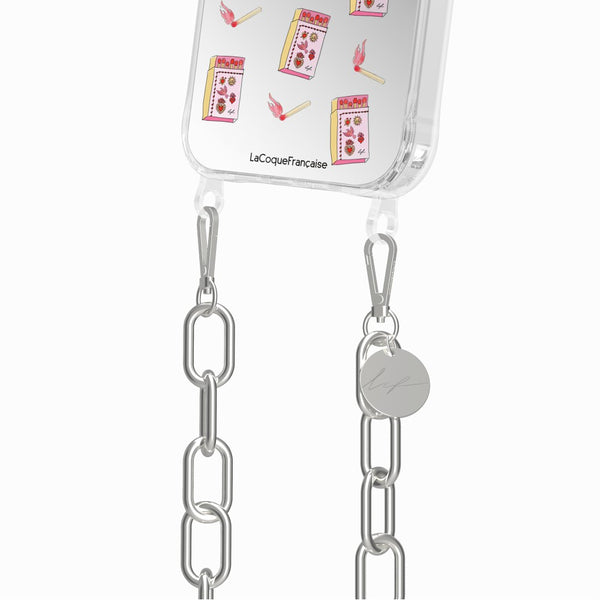 La Coque Française Coque Anneaux Imprimee Boite Allumette & Allumette IPhone 15 Pro