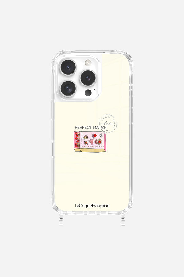 La Coque Française Coque Anneaux Imprimee Boite D'allumettes IPhone 16 Pro