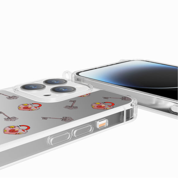 La Coque Française Coque Anneaux Imprimee Cadenas & Cle IPhone 15 Pro