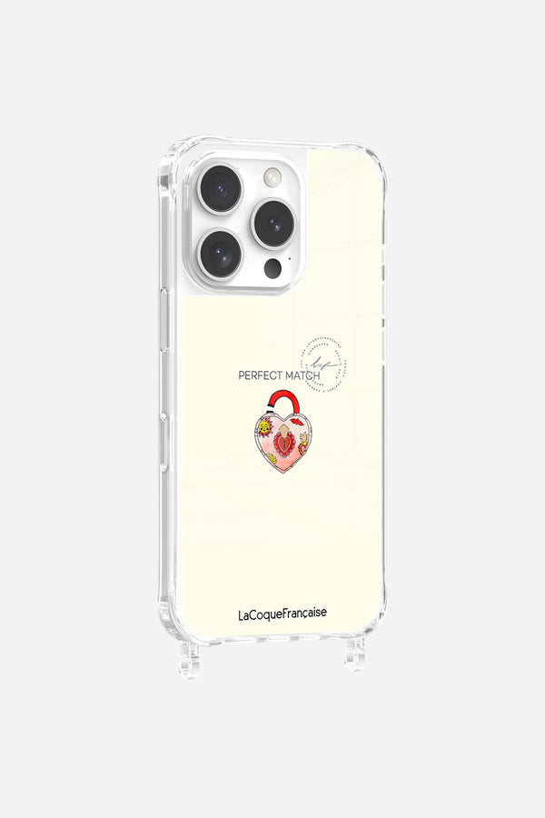 la coque française Coque Anneaux Imprimee Cadenas Coeur iPhone 16 Pro la coque française Coque Anneaux Imprimee Cadenas Coeur iPhone 16 Pro