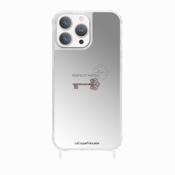 la coque française Coque Anneaux Imprimee Cle iPhone 15 Pro