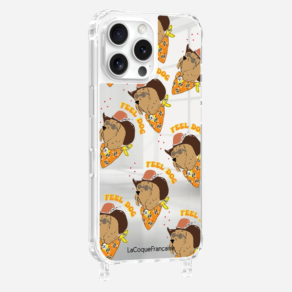 La Coque Française Coque Anneaux Imprimee Dog Boy IPhone 16 Pro