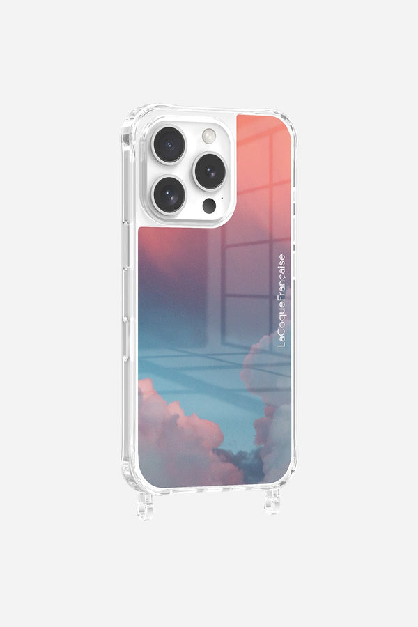 la coque française Coque Anneaux Imprimee Ete 20h10 iPhone 16 Pro