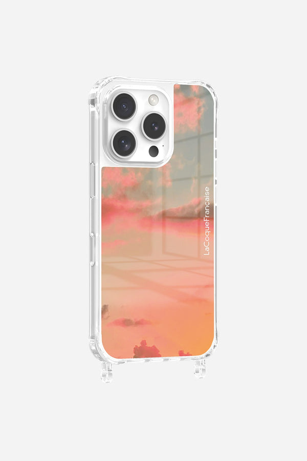 la coque française Coque Anneaux Imprimee Ete 20h30 iPhone 16 Pro