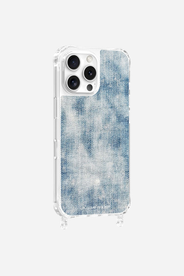 La Coque Française Coque Anneaux Imprimee Jean Bleu IPhone 16 Pro