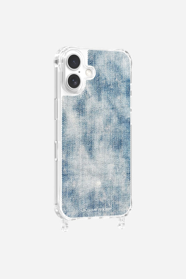 La Coque Française Coque Anneaux Imprimee Jean Bleu IPhone 16 Pro