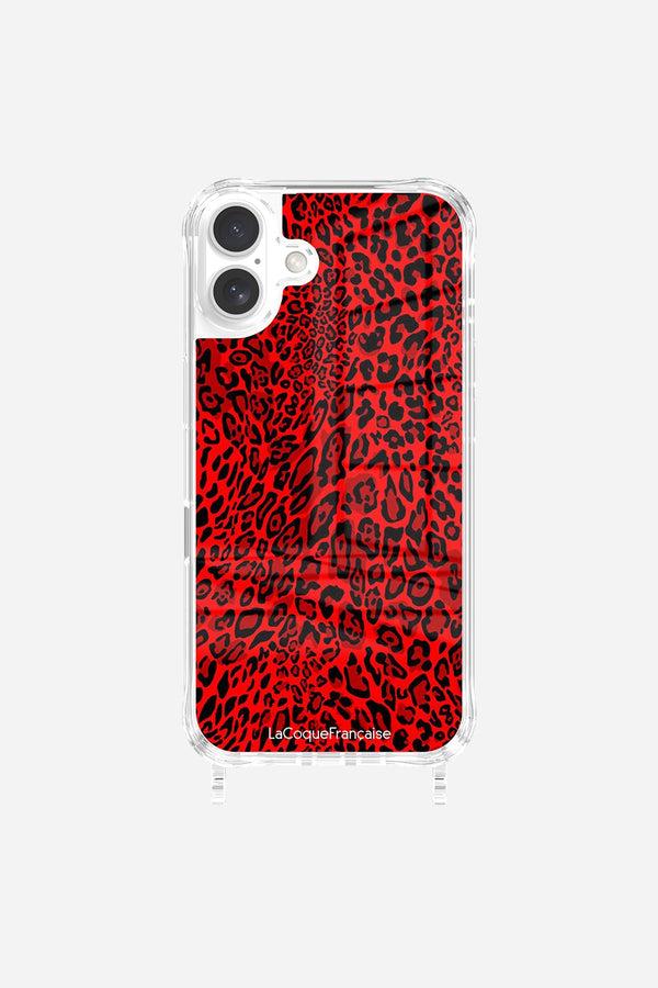 la coque française Coque Anneaux Imprimee Leopard Rouge iPhone 16 Pro la coque française Coque Anneaux Imprimee Leopard Rouge iPhone 16 Pro