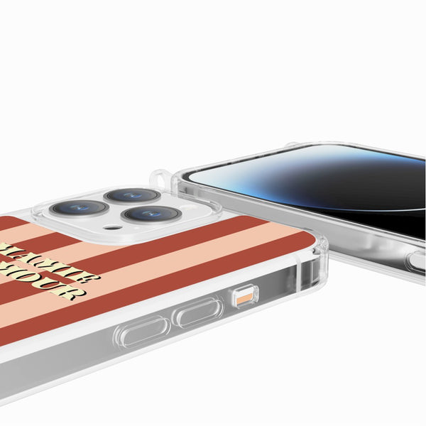 La Coque Française Coque Anneaux Imprimee Mamie D'amour IPhone 16 Pro