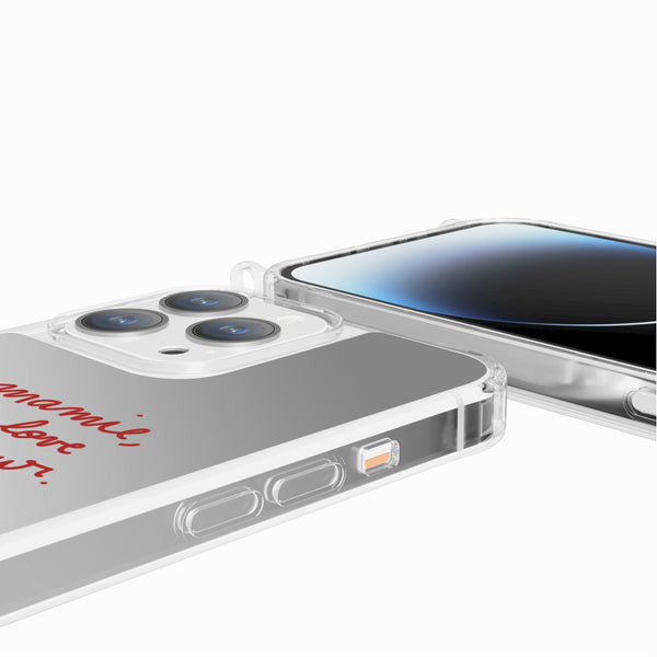 La Coque Française Coque Anneaux Imprimee Mamie J'te Love D'amour IPhone 15 Pro