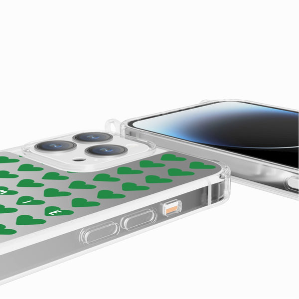 La Coque Française Coque Anneaux Imprimee Mamie Pluie De Coeurs IPhone 15 Pro