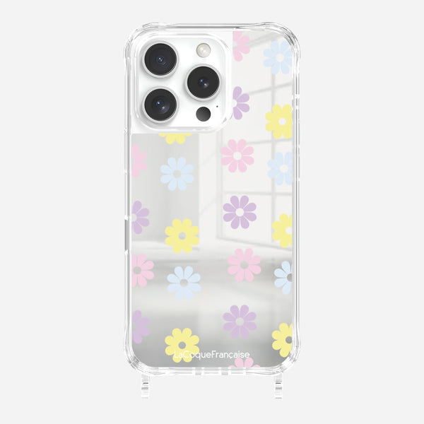 La Coque Française Coque Anneaux Imprimee Marguerite Pastel IPhone 16 Pro