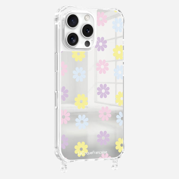 La Coque Française Coque Anneaux Imprimee Marguerite Pastel IPhone 16 Pro
