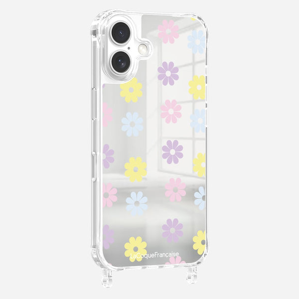 La Coque Française Coque Anneaux Imprimee Marguerite Pastel IPhone 16 Pro